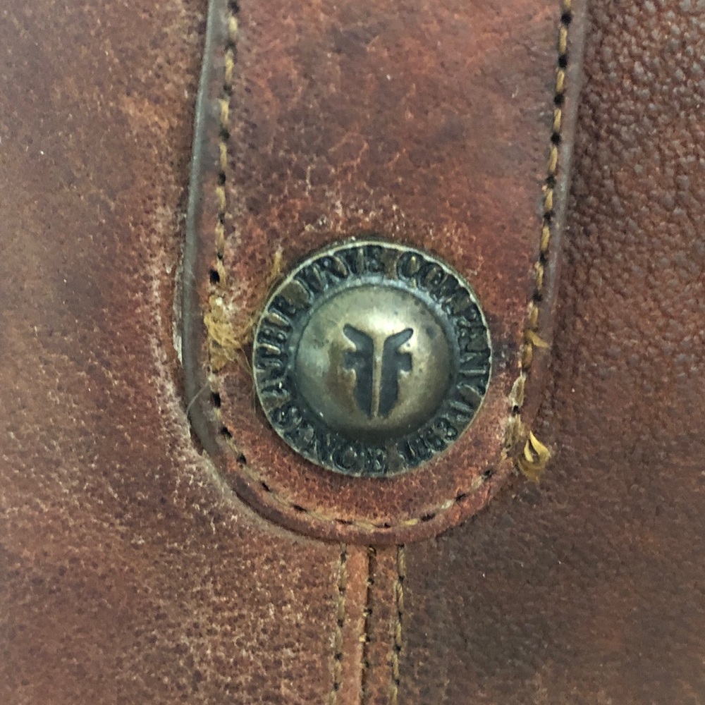 Frye Tan Genuine Real Leather Riding Boots - Picture 2 of 14